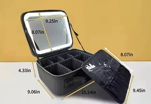 Estuche De Maquillaje Con Espejo Led